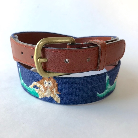 smathers & branson Other - Smathers & Branson Needlepoint Belt Mermaid 34